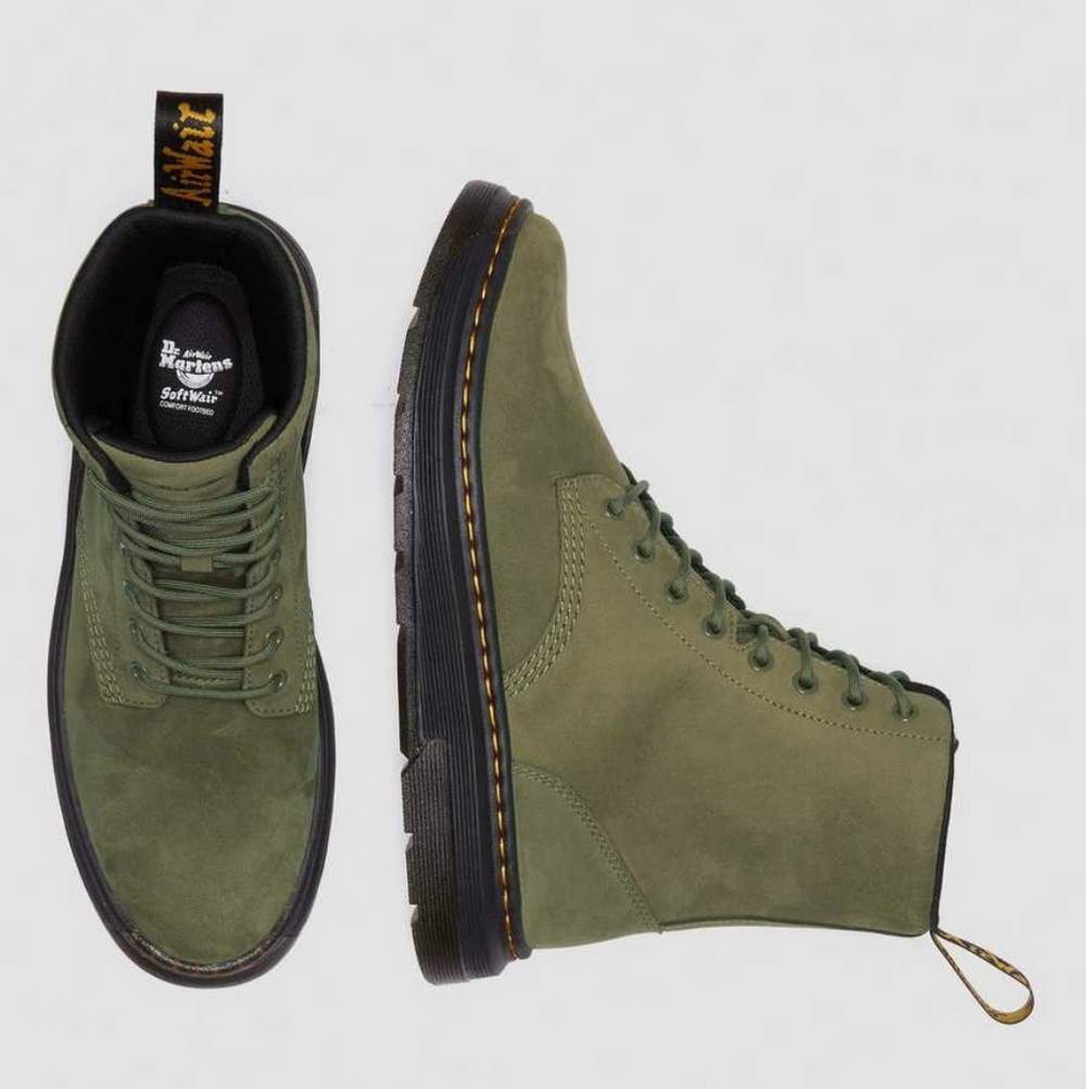 Dr. Martens Crewson Nubuck Leather Everyday Boots